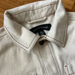 Treasure & Bond Cream Denim Jacket